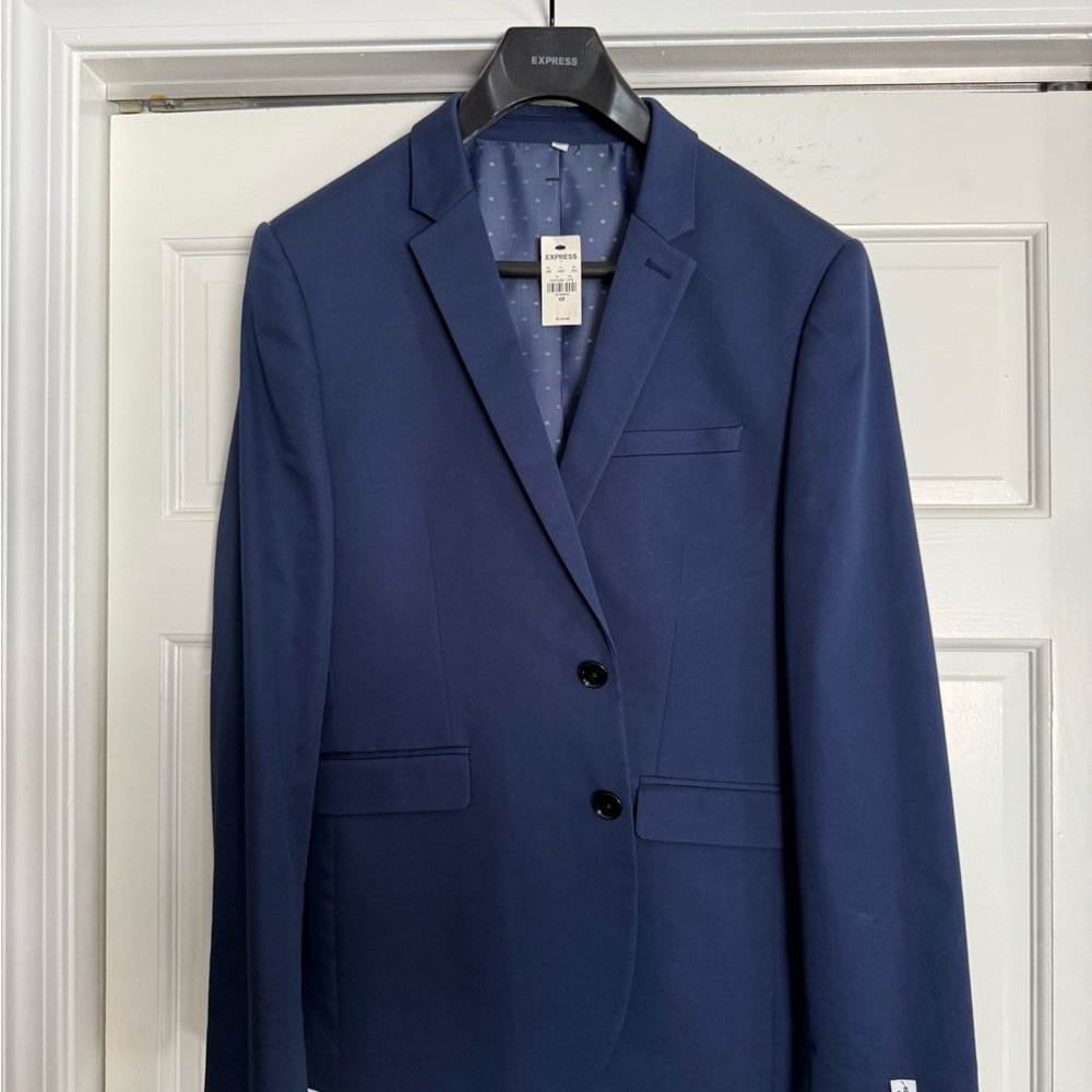 Express Men's Deep Blue Sport Coat